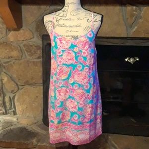 Lilly Pulitzer silk slip dress